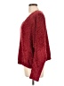 Pink Rose 100% Polyester Red Pullover Sweater Size L - photo 5