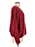Pink Rose 100% Polyester Red Pullover Sweater Size L - photo 4