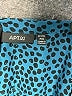 Apt. 9 100% Polyester Animal Print Teal Long Sleeve Blouse Size XL (petite) - photo 7