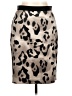 Ann Taylor Animal Print Tan Casual Skirt Size 10 - photo 1