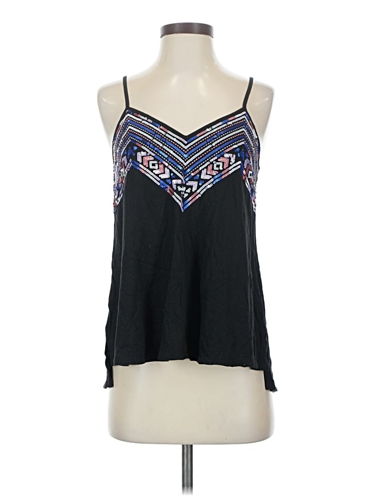 Pre-owned Express Tank Top Black Halter Neckline Tops