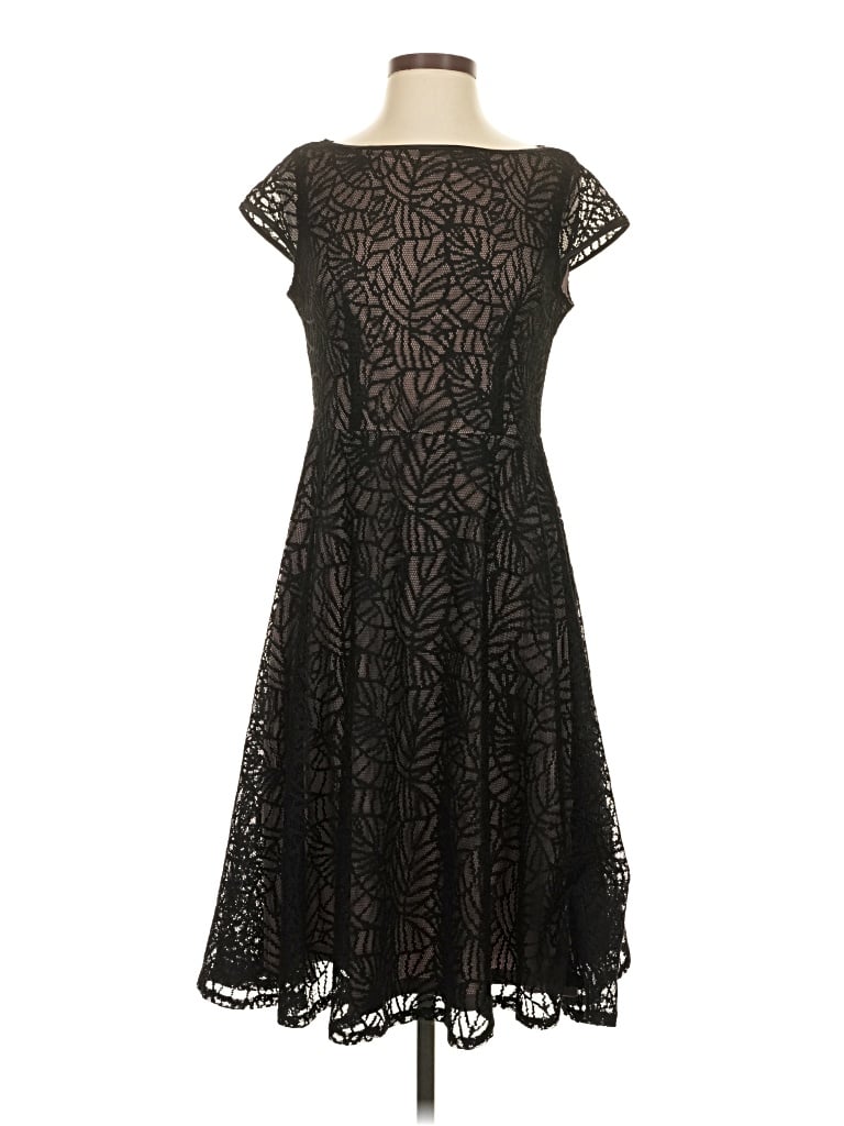 Pre-owned Black Label By Evan Picone Cocktail Dress In Black