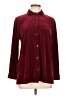 Appleseeds Burgundy Long Sleeve Blouse Size L (petite) - photo 1