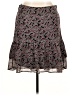 Assorted Brands 100% Polyester Paisley Black Casual Skirt Size XL - photo 1