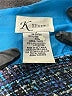 K Studio 100% Modacrylic Tweed Blue Casual Dress Size 12 - photo 7