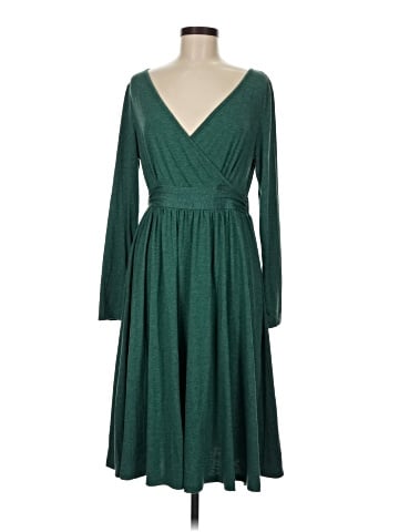 Tickled Teal Casual Dress (view 1)