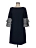 Eliza J Tweed Blue Cocktail Dress Size 6 - photo 1