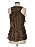 Mine Brown Sleeveless Blouse Size M - photo 2