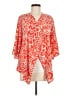 Everly Orange Kimono Size M - photo 1