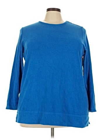 Woman Within Pullover Sweater (view 1)