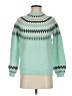 Ann Taylor LOFT Chevron-herringbone Teal Pullover Sweater Size S - photo 1