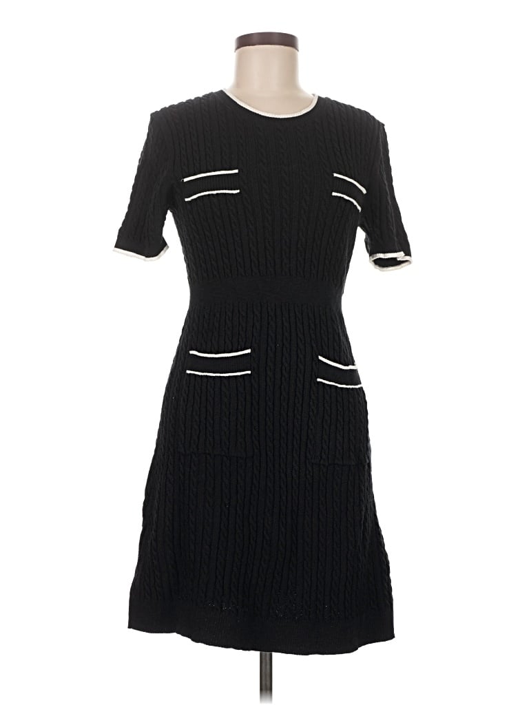 Pre-owned Jcrew Casual Dress In Black