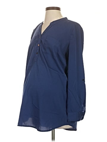 Motherhood 3/4 Sleeve Henley (view 1)