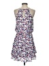 Cooper & Ella 100% Polyester Print Blue Casual Dress Size XS - photo 2