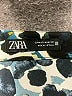 Zara 100% Polyester Animal Print Teal Casual Skirt Size M - photo 4