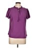 Shein 100% Polyester Purple Short Sleeve Blouse Size L - photo 1