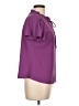 Shein 100% Polyester Purple Short Sleeve Blouse Size L - photo 4