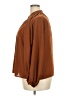 Shein Curve Brown 3/4 Sleeve Blouse Size 2X - photo 5