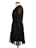 Taylor 100% Polyester Polka Dots Black Cocktail Dress Size 10 - photo 5