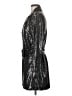 Forever 21 100% Polyester Metallic Silver Coat Size M - photo 5