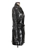 Forever 21 100% Polyester Metallic Silver Coat Size M - photo 4