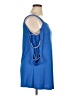 Rose Gal 100% Polyester Blue 3/4 Sleeve Top Size 1X - photo 4