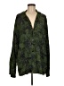 Assorted Brands Tropical Green Long Sleeve Blouse Size M - photo 1