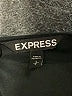 Express 100% Polyester Solid Black Casual Dress Size S - photo 7