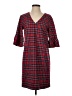 Draper James Plaid Red Casual Dress Size 4 - photo 1