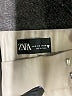 Zara 100% Polyurethane Tan Dress Pants Size S - photo 7