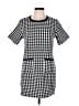 DAZY 100% Polyester Houndstooth Black Casual Dress Size XL - photo 1