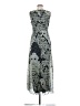 En Focus Studio 100% Polyester Paisley Silver Cocktail Dress Size 8 - photo 2
