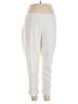 Renuar Solid Ivory White Active Pants Size 16 - photo 1