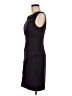 Connected Apparel Solid Metallic Black Cocktail Dress Size 8 - photo 5
