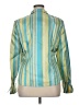 Carlisle 100% Silk Stripes Green Blouse Size 16 - photo 2