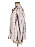 NYDJ 100% Polyester Print Ivory Long Sleeve Blouse Size M - photo 5