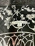 Larsen Gray Print Black Long Sleeve Blouse Size S - photo 7