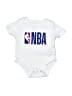 NBA 100% Cotton White Short Sleeve Onesie Size 3-6 mo - photo 1