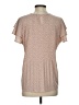 Adrianna Papell Tan Short Sleeve Blouse Size S - photo 2