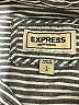 Express 100% Cotton Stripes Gray Long Sleeve Button-Down Shirt Size L - photo 7