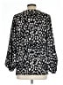 Vine & Love 100% Polyester Animal Print Black 3/4 Sleeve Blouse Size L - photo 2