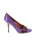 L'autre Chose Color Block Purple Heels Size EU 37 1/2 - photo 1