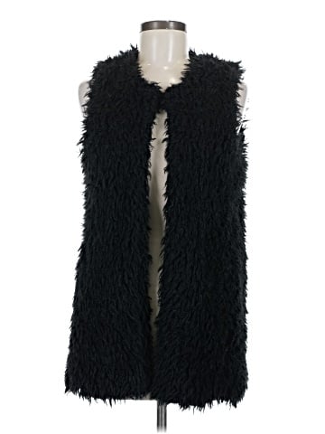 Saks Fifth Avenue Faux Fur Vest (view 1)
