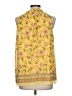 Max Edition 100% Polyester Yellow Sleeveless Blouse Size L - photo 2