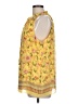 Max Edition 100% Polyester Yellow Sleeveless Blouse Size L - photo 5