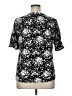 Croft & Barrow Black Short Sleeve Blouse Size XL - photo 2