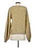 Never Fully Dressed Metallic Gold Pullover Sweater Size S - photo 2