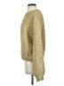 Never Fully Dressed Metallic Gold Pullover Sweater Size S - photo 5