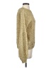 Never Fully Dressed Metallic Gold Pullover Sweater Size S - photo 4