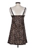 Shein Animal Print Brown Cocktail Dress Size 4 - photo 2